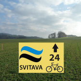Obrázek Cyklotrasa č.24 Svitava na polní cestě Skrchov-Meziříčko