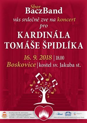 Obrázek pozvánka Koncert pro kardinála Tomáše Špidlíka Boskovice 16.9.2018