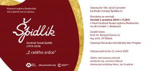 Obrázek pozvánka Boskovice Výstava Kardinál Tomáš Špidlík „Z celého srdce“ 5.12.2019