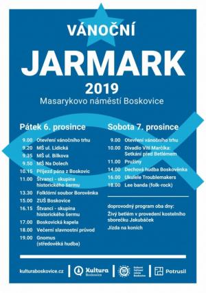 Obrázek pozvánka Boskovice Vánoční jarmark 2019